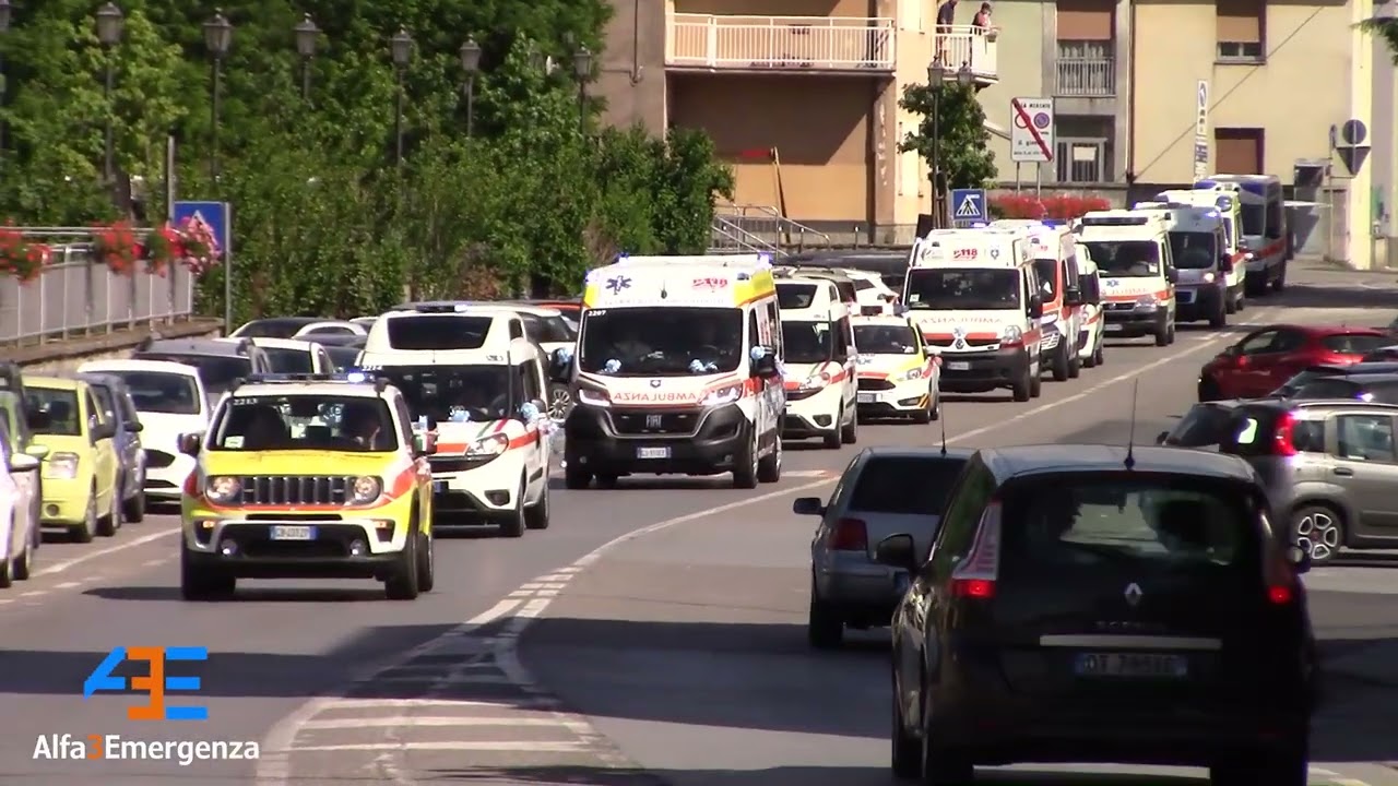 Inaugurazione e Corteo Nuovi Mezzi Croce Bianca Cairo Montenotte - 25 06 2022