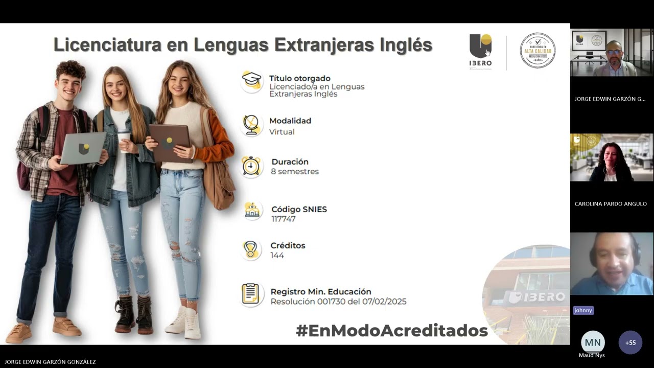 Bienvenida estudiantes de la Licenciatura en Lenguas Extranjeras Virtual