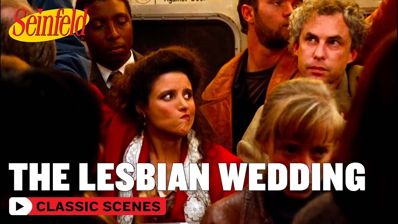 Elaine Freaks Out On Her Way To A Wedding | The Subway | Seinfeld