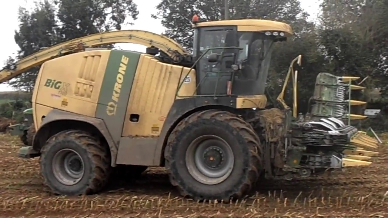 Ensilage de maïs 2017/Eta Briand/Krone Big X 1100 14 rangs
