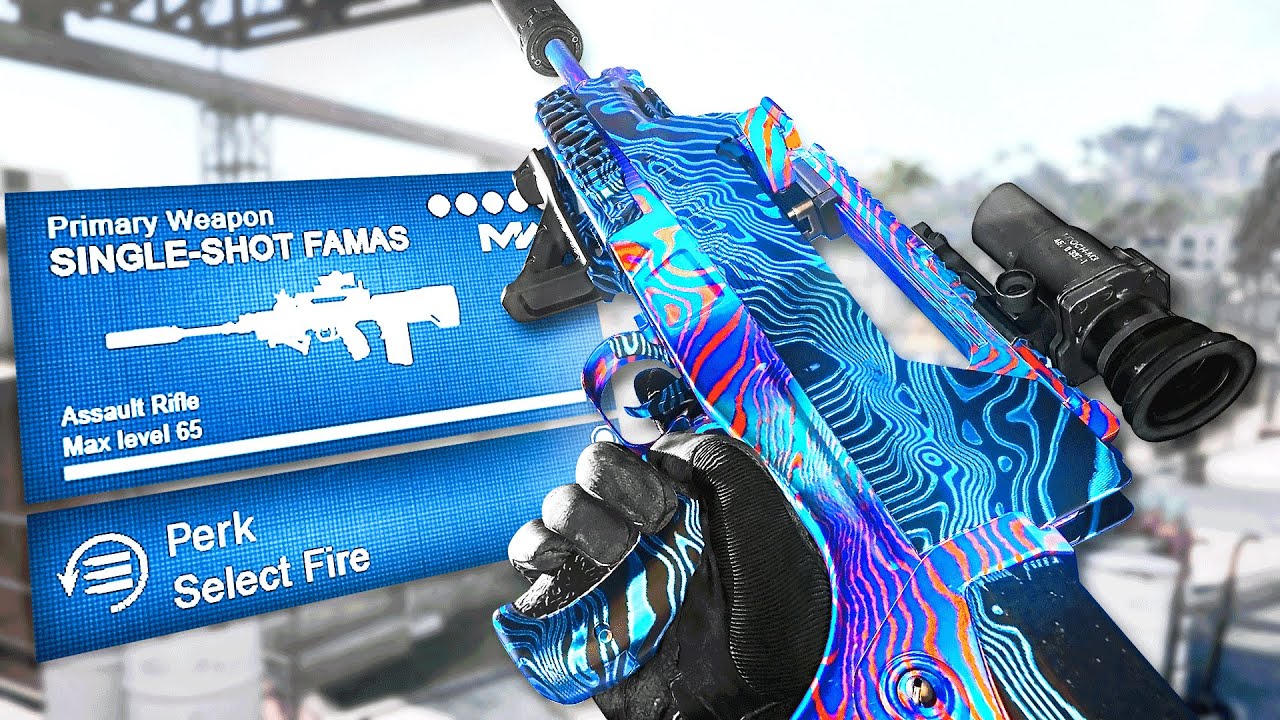 the Single Fire Famas is stronger than you think in Warzone.