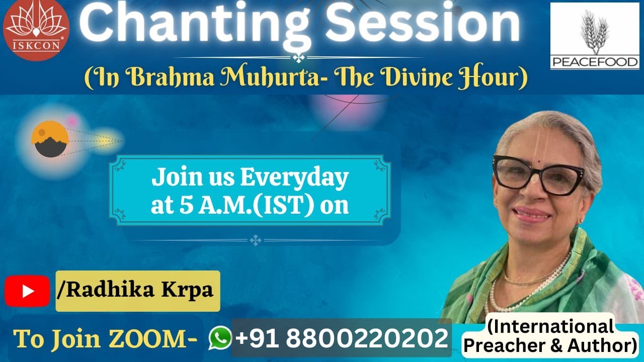 Chanting session day 1725..1.2.26#iskcon #love #devotional #spirituality #meditation #harekrishna