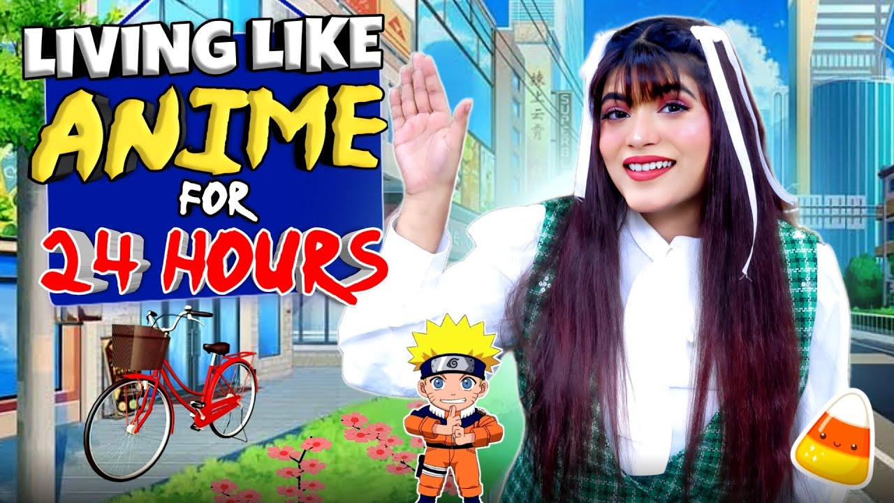 Living Like Anime Cartoon Character For 24 Hours Challenge | * beizzati hogyi 😭*| Mahjabeen Ali