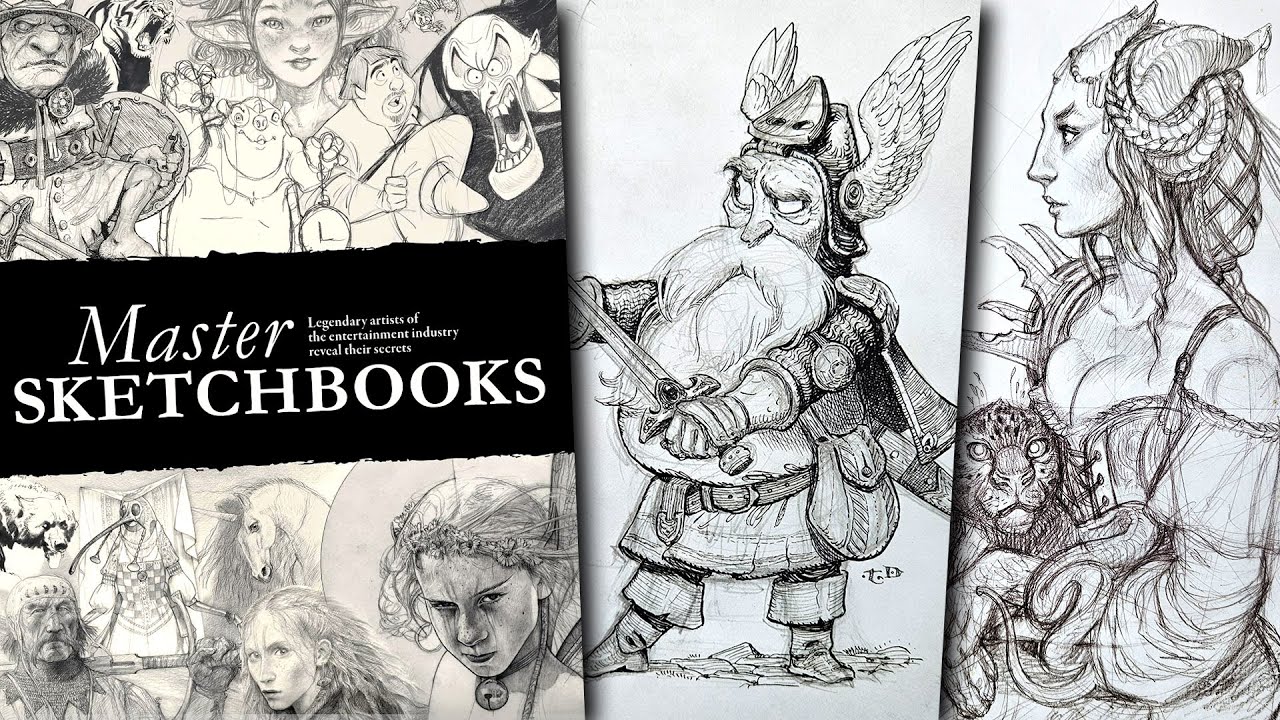 Master Sketchbooks Legendary Artists of the Entertainment Industry Reveal their Secrets 3DTotal