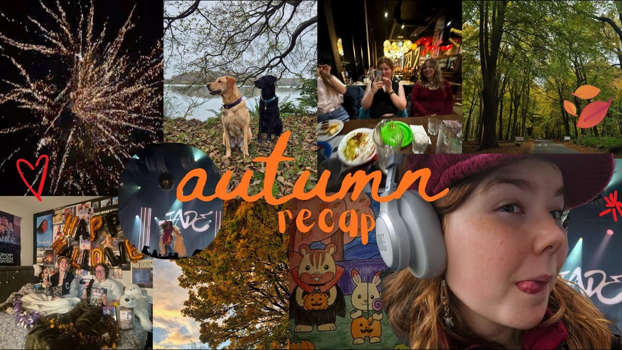 AUTUMN RECAP | COZY VLOG | UNIVERSITY LIFE | JADE | MIMI WEBB | FIREWORKS | HALLOWEEN | RACHAEL FAY