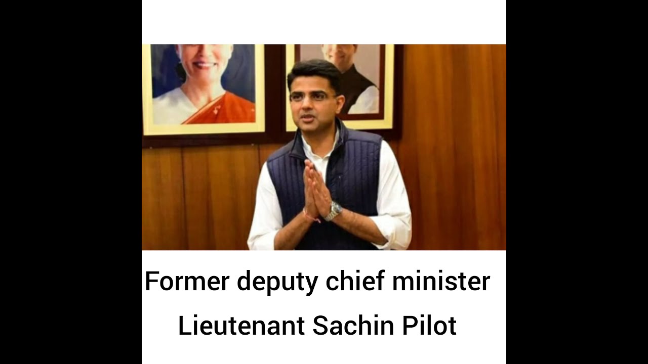 Biography of lieutenant Sachin pilot, former deputy Chief minister, teen sharten sachin pilot ki