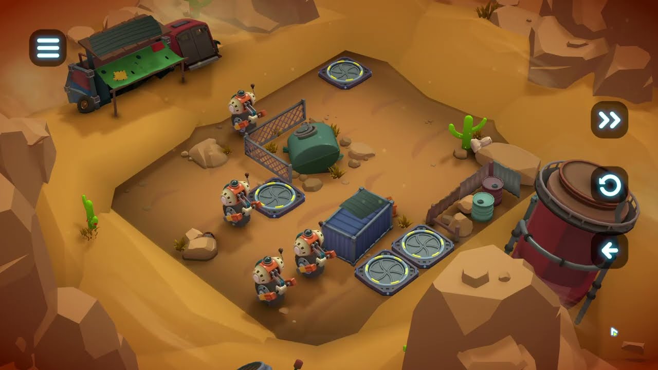 Tiny Robots Portal Escape - Dune Patrol Levels 21-30