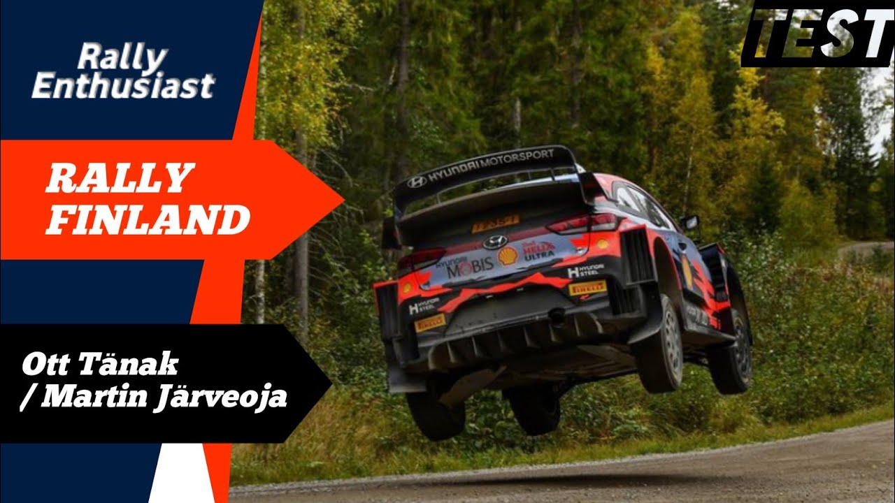 RALLY FINLAND 2021 | Ott T&auml;nak / Martin J&auml;rveoja Testing Hyundai i20 coupe WRC [ Flat Out ]