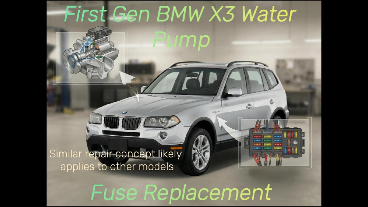 BMW X3 Water Pump Main Fuse Replacement