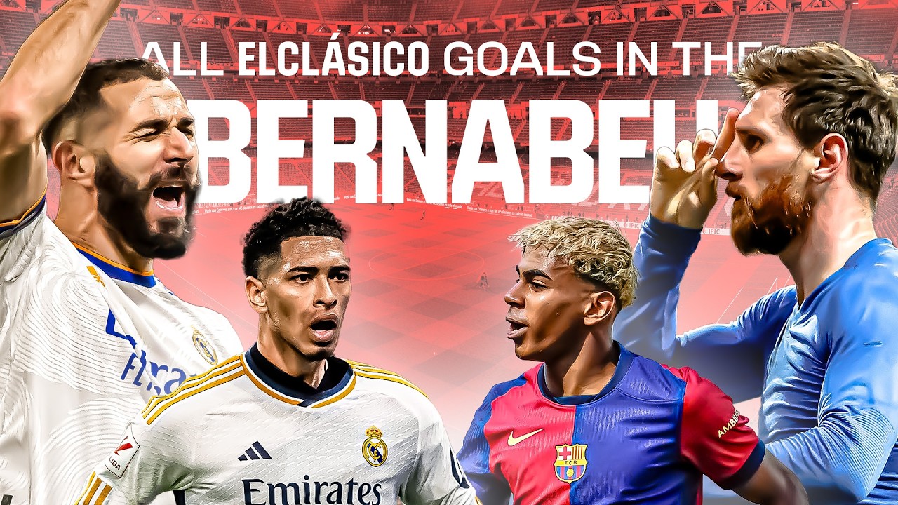 Todos los GOLES de ELCLÁSICO en el BERNABÉU | 2015 - 2025