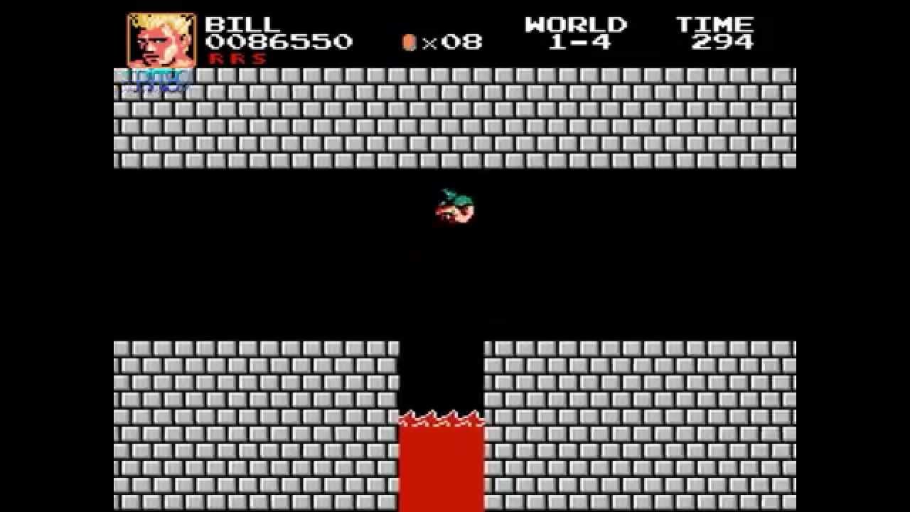 Super Mario Bros. Crossover 3.1 Gameplay [Contra, Super C, Megaman, Ninja Gaiden, Castlevania] (HD)