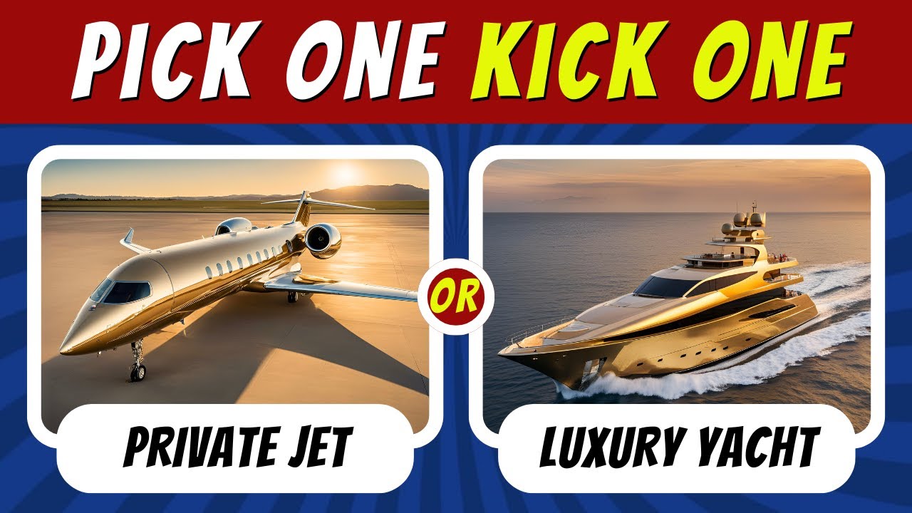 Pick One Kick One 💎👑 Luxury Edition 💍🤑 Can You Choose Between These Ultimate Luxuries?