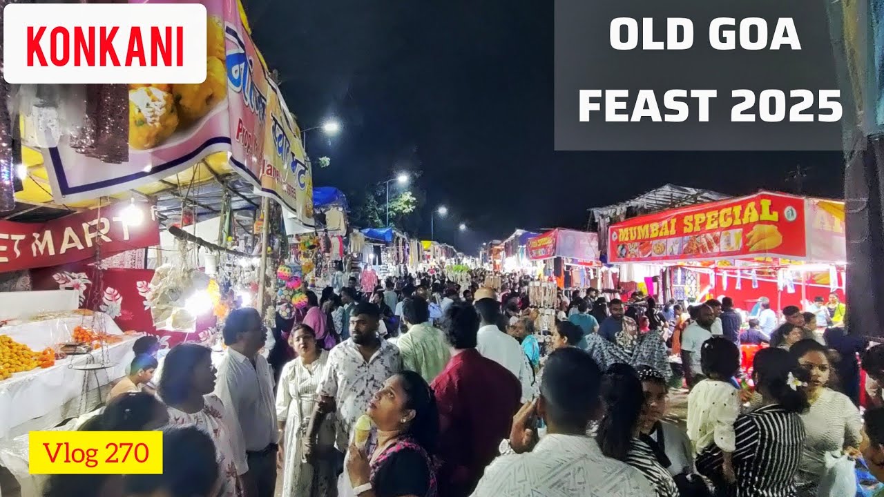 Goa's biggest feast | Old Goa Feast 2025 😇