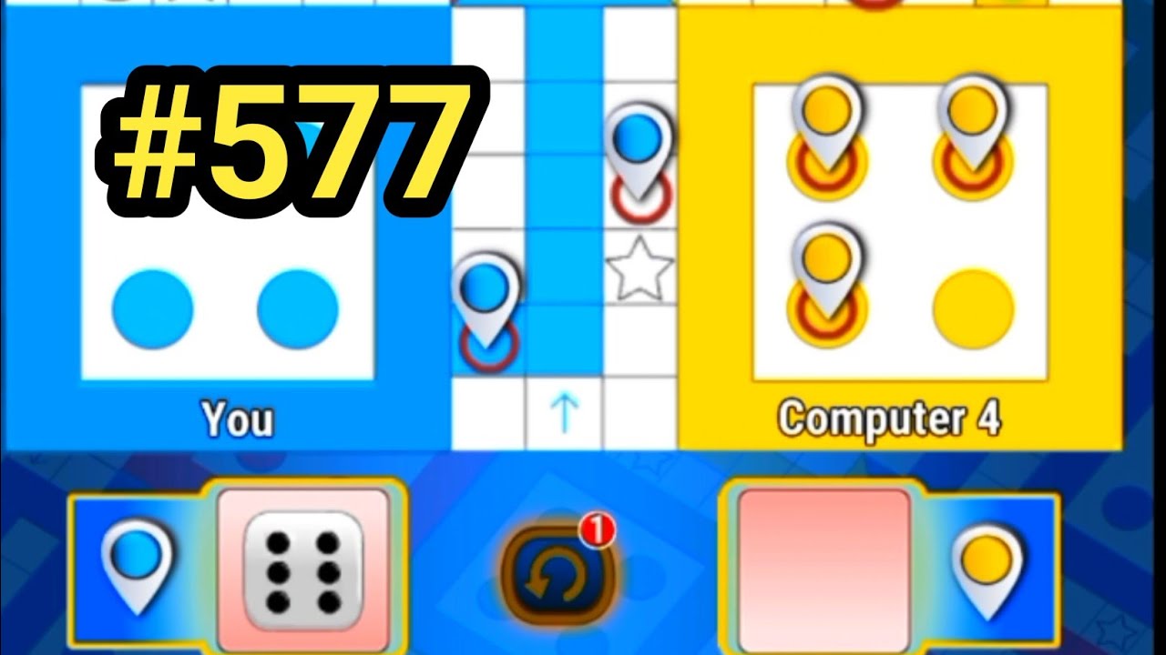 Tricks & Tips Ludo King | How to Win Ludo king 4 players gameplay|Ludo king #577 #ludoking #games 