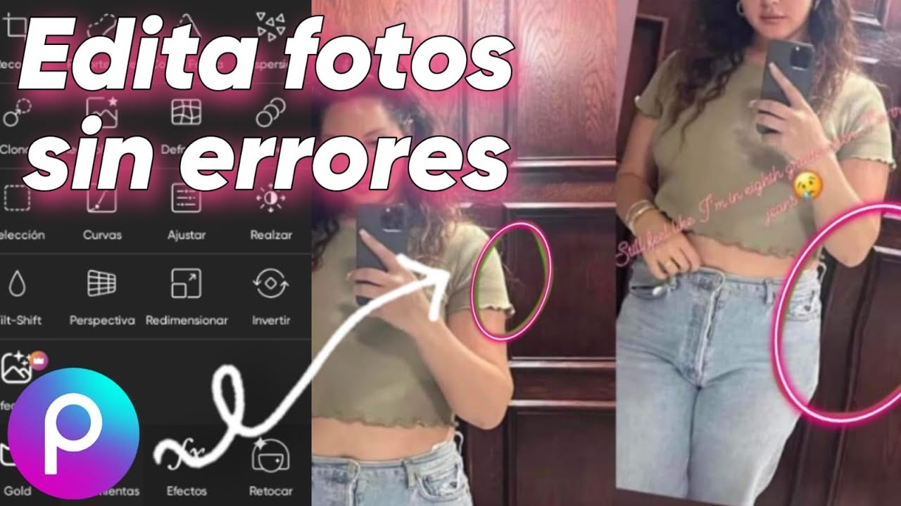 COMO EDITAR CUERPO EN UNA FOTO CON PICSART | Errores de edición | ¿Está bien editar nuestro cuerpo?