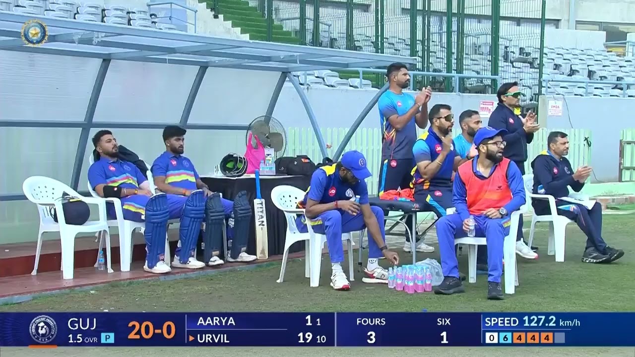 Urvil Patel Carnage - 119* runs from just 37 balls including 10 sixes & 12 sixes while chasing 183.