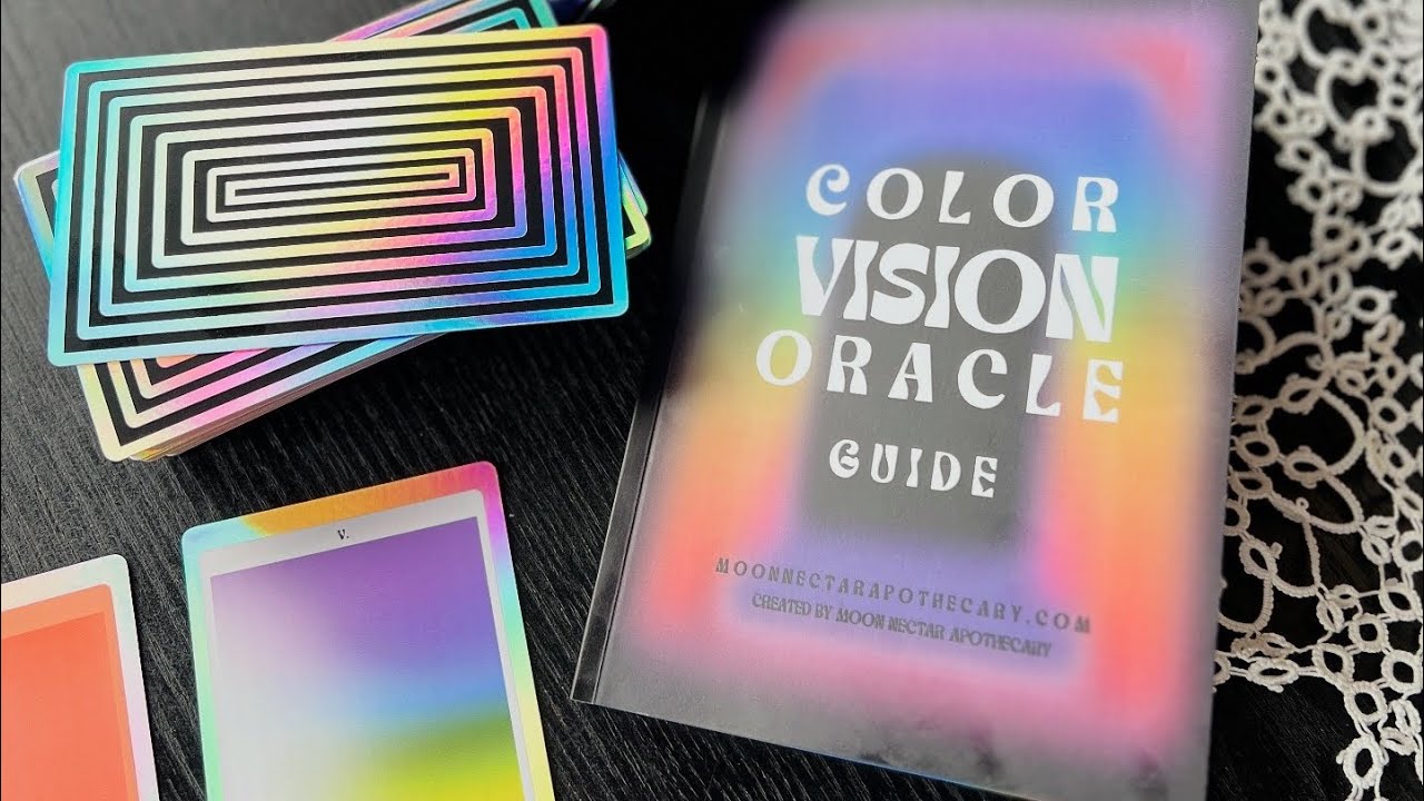 Color Vision Oracle & how I use it #tarotmap #colorvisionoracle #moonnectarapothecary #colorhealing