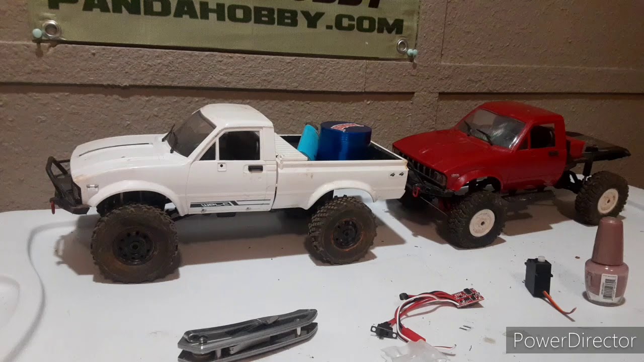 How to waterproof your rc car truck crawler with nail polish!!!!