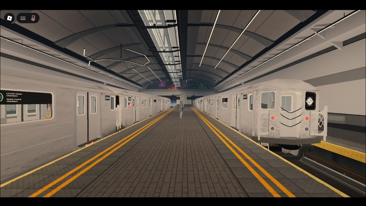 Shuttle NYC Subway Automated: (S) Train action @ Grand Central (PM Rush Hours)