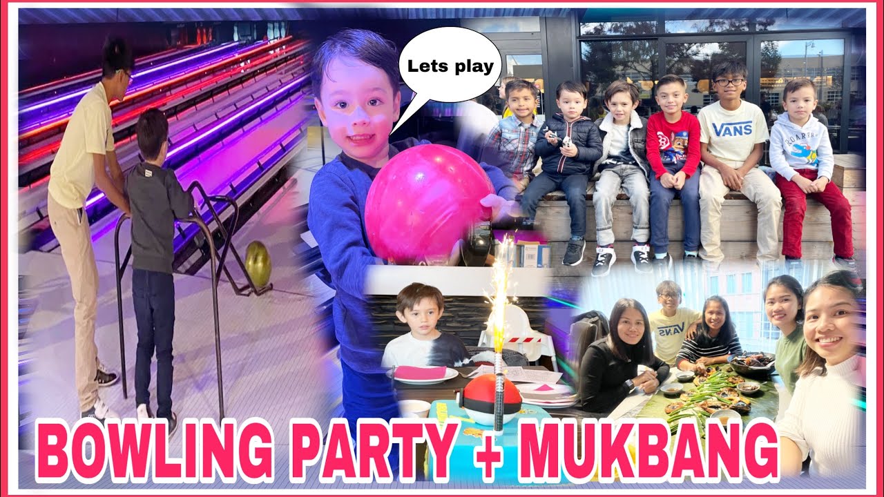NAGENJOY MGA BATA SA BOWLING PARTY + NAGMUKBANG |pinaybelgianlife🇧🇪🇵🇭