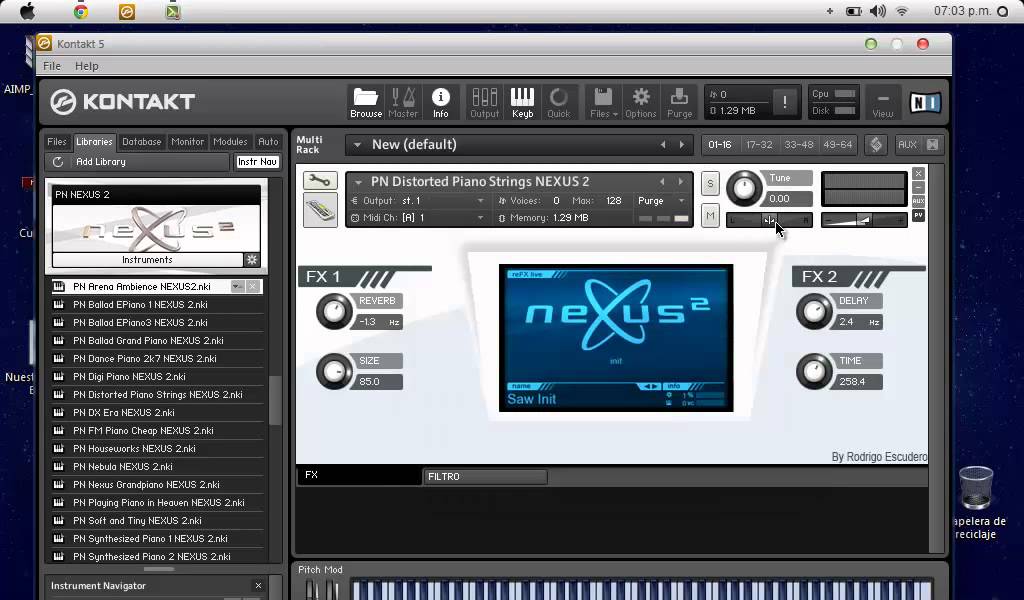 Librerias Gratis Para Kontakt - Nexus PN - By Rodrigo Escudero