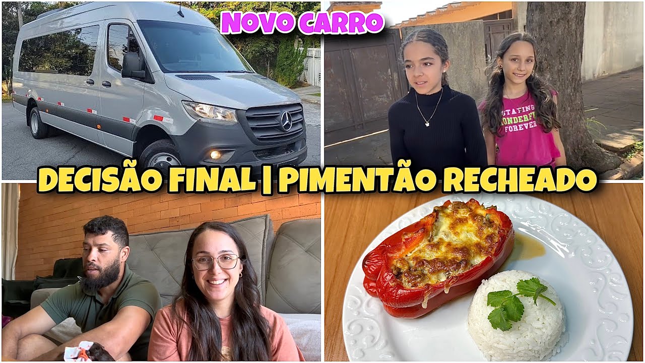 DECIDIMOS NO ÚLTIMO MINUTO | MARIDO FEZ PIMENTÃO RECHEADO 