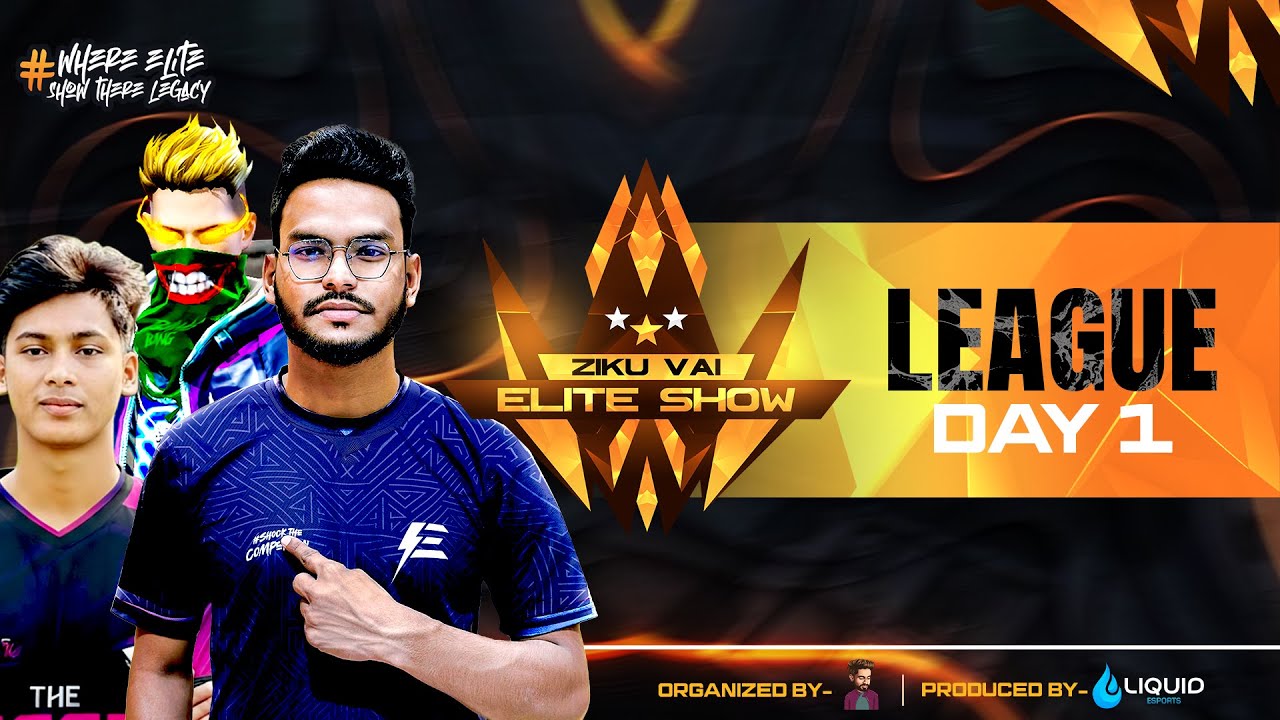 [LIVE] LEAGUE DAY 1 - ZIKU VAI ELITE SHOW - GARENA FREE FIRE - ZIKU VAI OFFICIAL @raadvaiyt829
