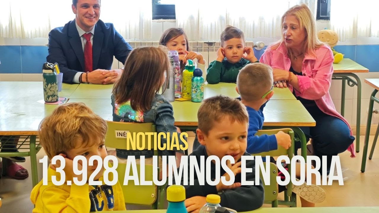 NOTICIAS | Cerca de 14.000 alumnos comienzan el curso 2025-2026 en la provincia de Soria