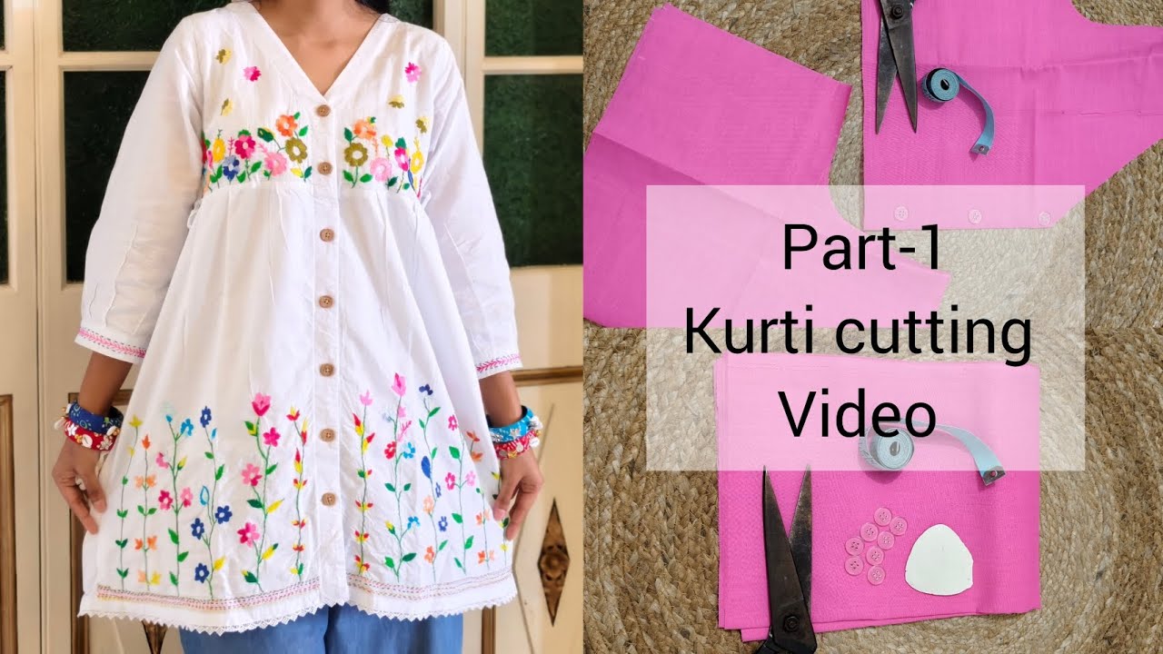Kurti cutting video👗✂️| কুর্তি কাটিং ভিডিও 👗✂️