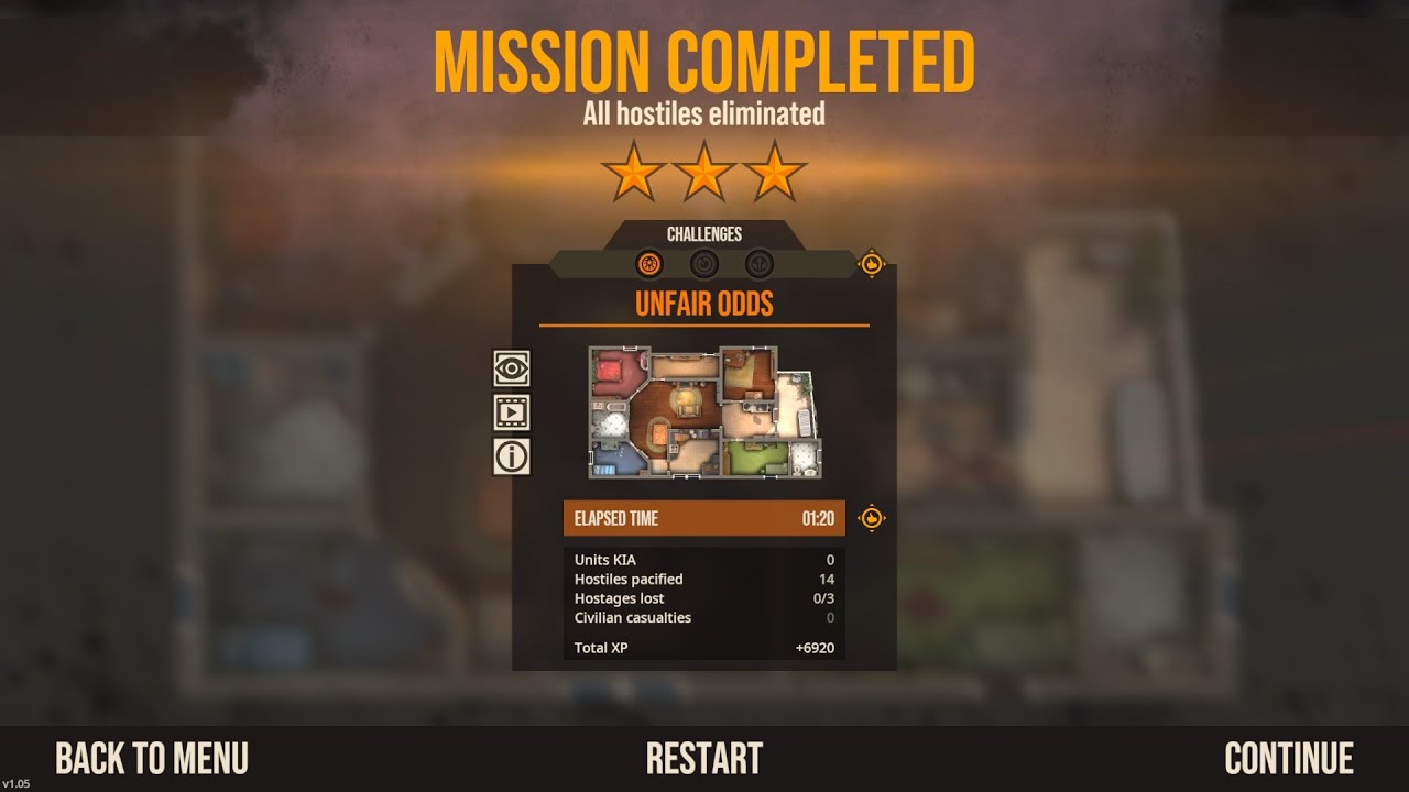 Door Kickers 2 - Unfair Odds - Tiny Troubles 2 - 3 Stars Mission