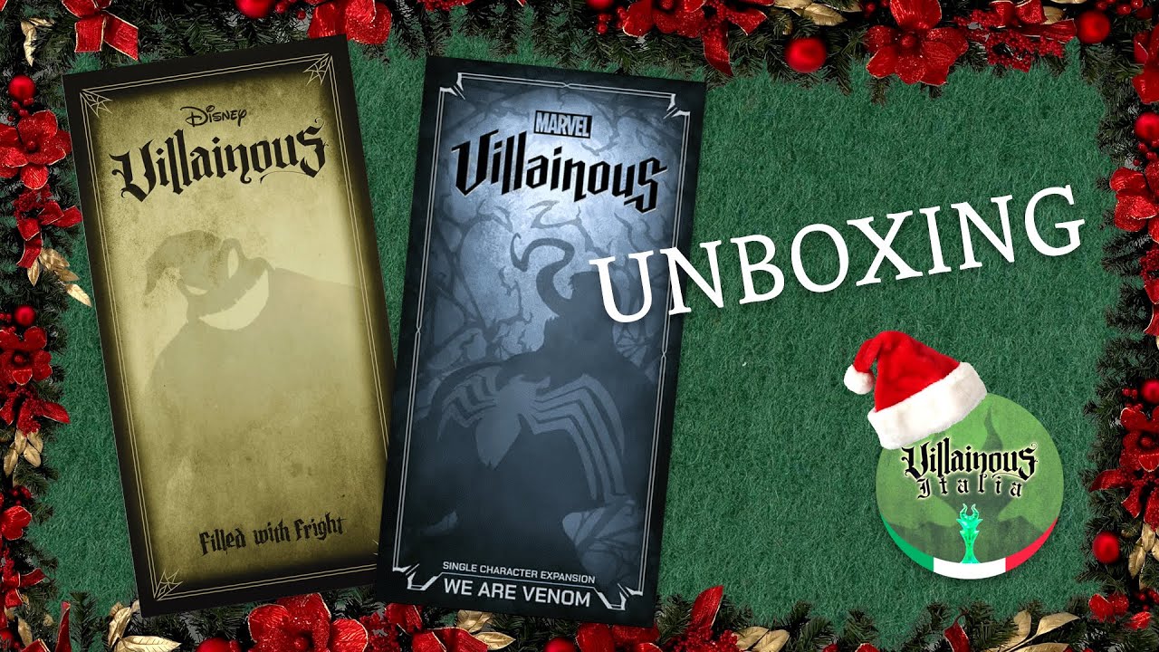 📦 Unboxing 📦 Disney Villainous: Filled with Fright + Marvel Villainous: We Are Venom