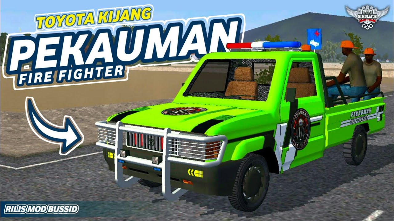 TOYOTA KIJANG DAMKAR BPK PEKAUMAN FIRE FIGHTER | Rilis Mod Bussid