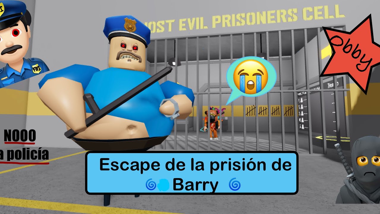 Nos Fugamos de la PRISIÓN DE BARRY EN ROBLOX!!!