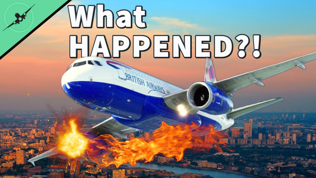 Plane catches FIRE over London | BA 762