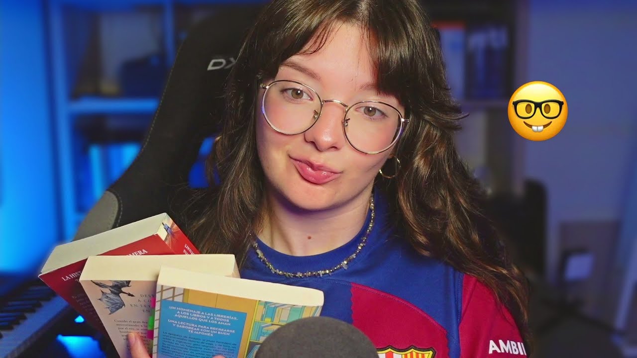ASMR - TAPPING & LECTURA DE MIS ÚLTIMAS COMPRAS (libros)