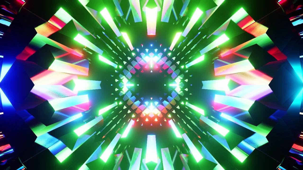 Party Disco Ball VJ Loop with Colored Animation | 8H 4K 60FPS