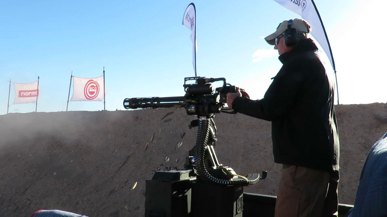 Profense Pf M134, una minigun a Shot show 2019