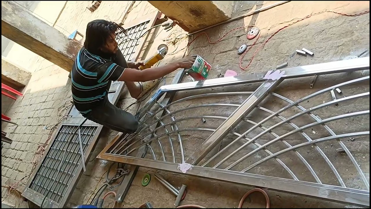 SS steel# railing# jeene# ki# new 