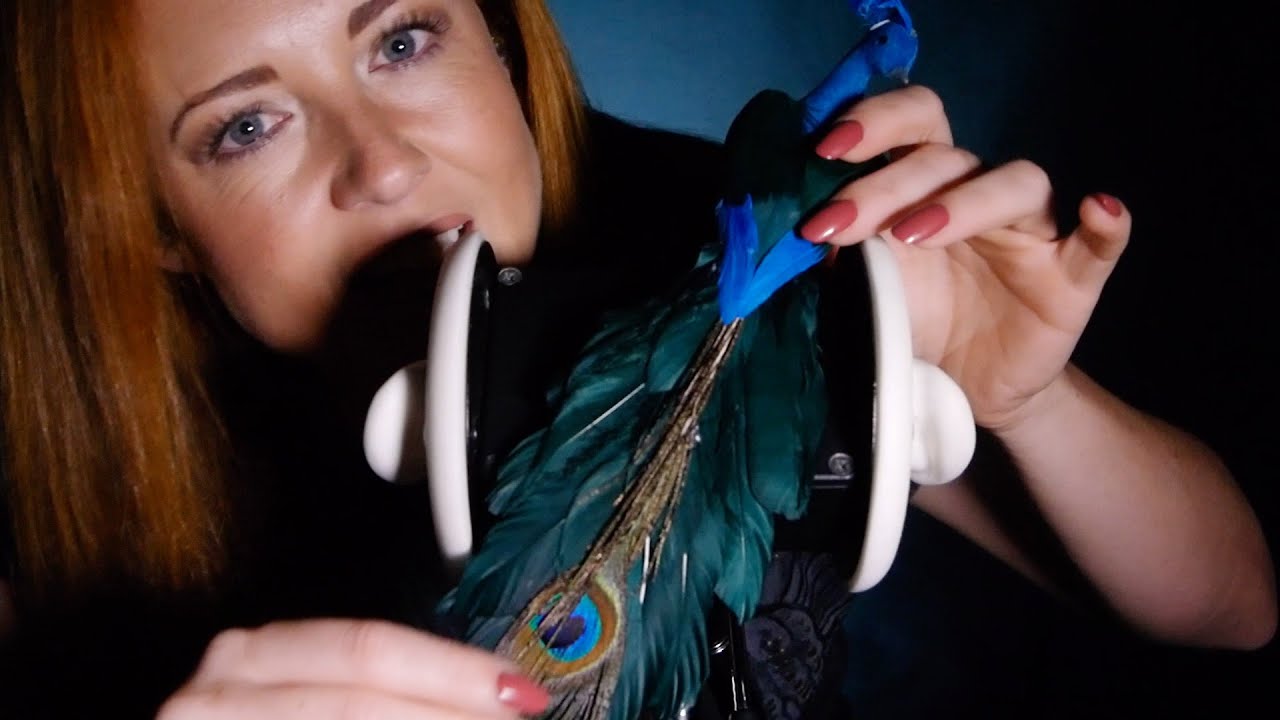 ASMR Feather Ears ✨ TinglesIn15 ✨ Soft Spoken & Whispers