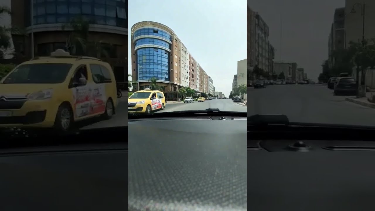 Driving in The Kenitra City Streets Morocco