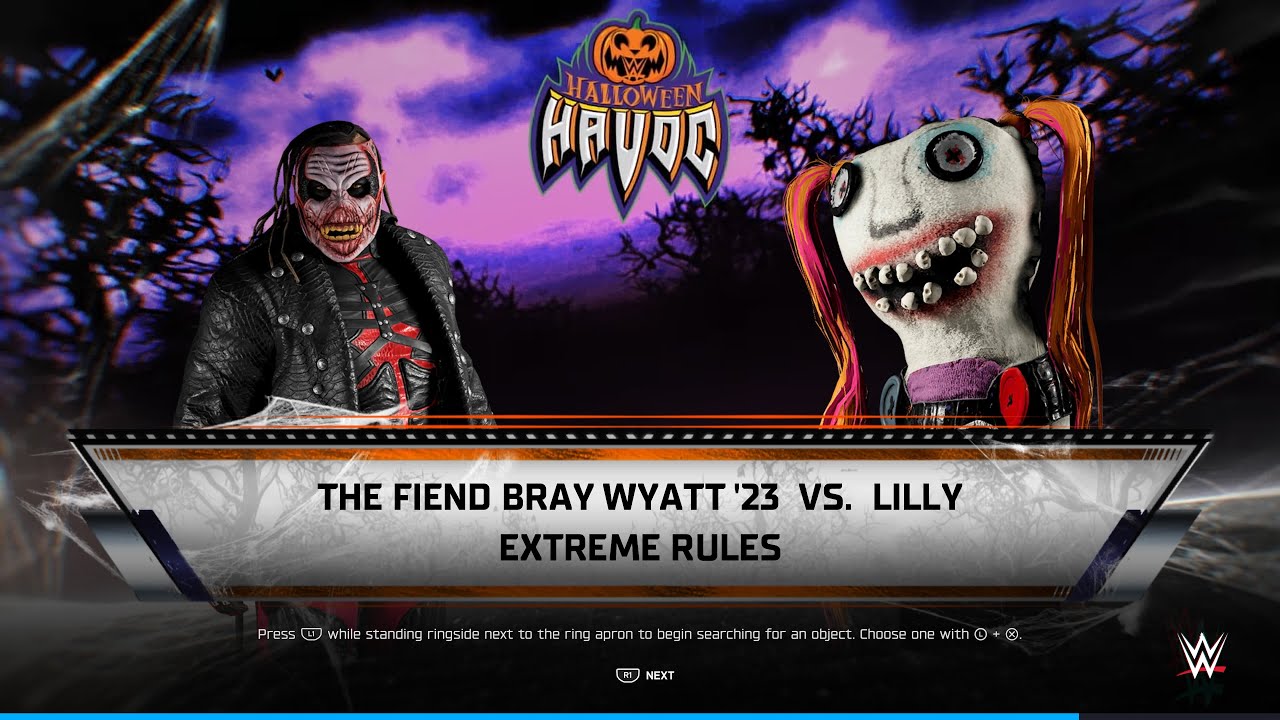 [WWE 2K25] 'The Fiend' Bray Wyatt '23 vs. Lilly (Extreme Rules Match)