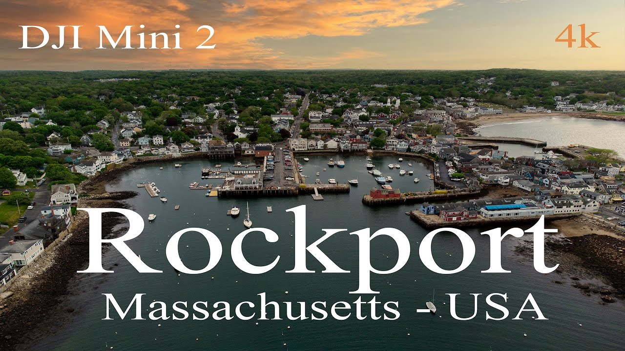 Rockport - MA - Drone DJI Mini 2 (RAW FOOTAGE) in 4k.