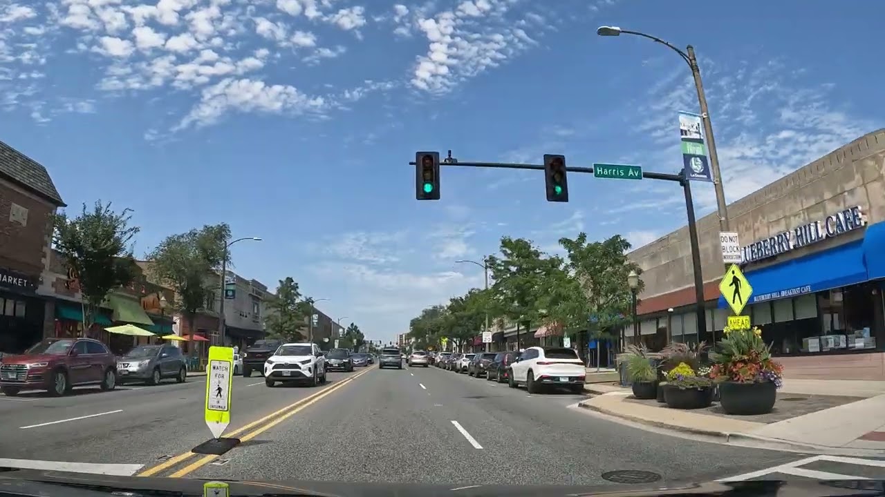 Drive around La Grange, Illinois