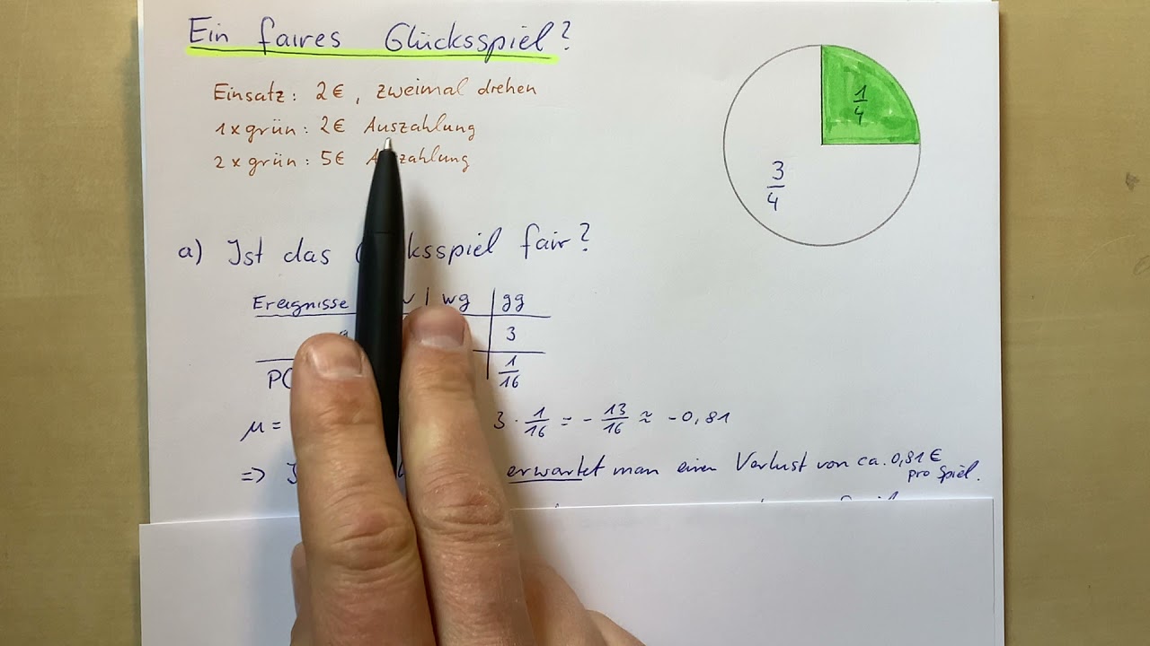 Stochastik - Ein faires Spiel?