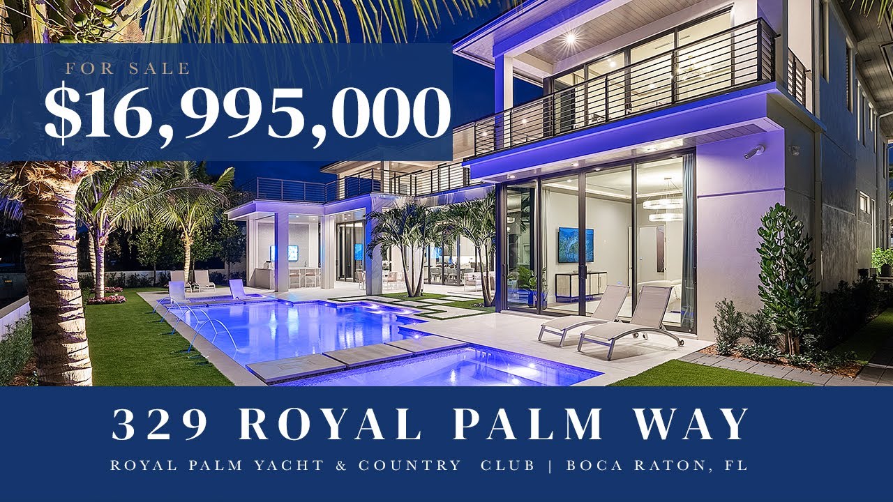 Tour an $17M Signature Golf  Course Estate in Boca Raton, FL