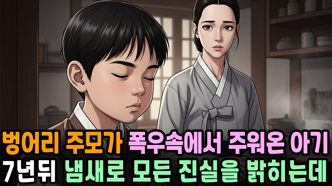 벙어리 주모가 주워온 천재 아기 7년뒤 냄새로 모든 진실을 밝이는데...| 오디오북 야담 옛날이야기 전설 설화 민화