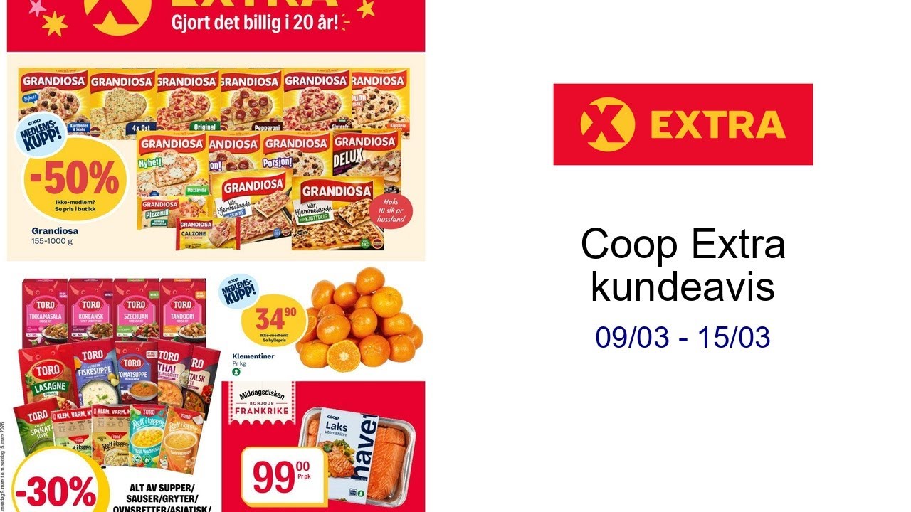 Coop Extra kundeavis 09/03 - 15/03