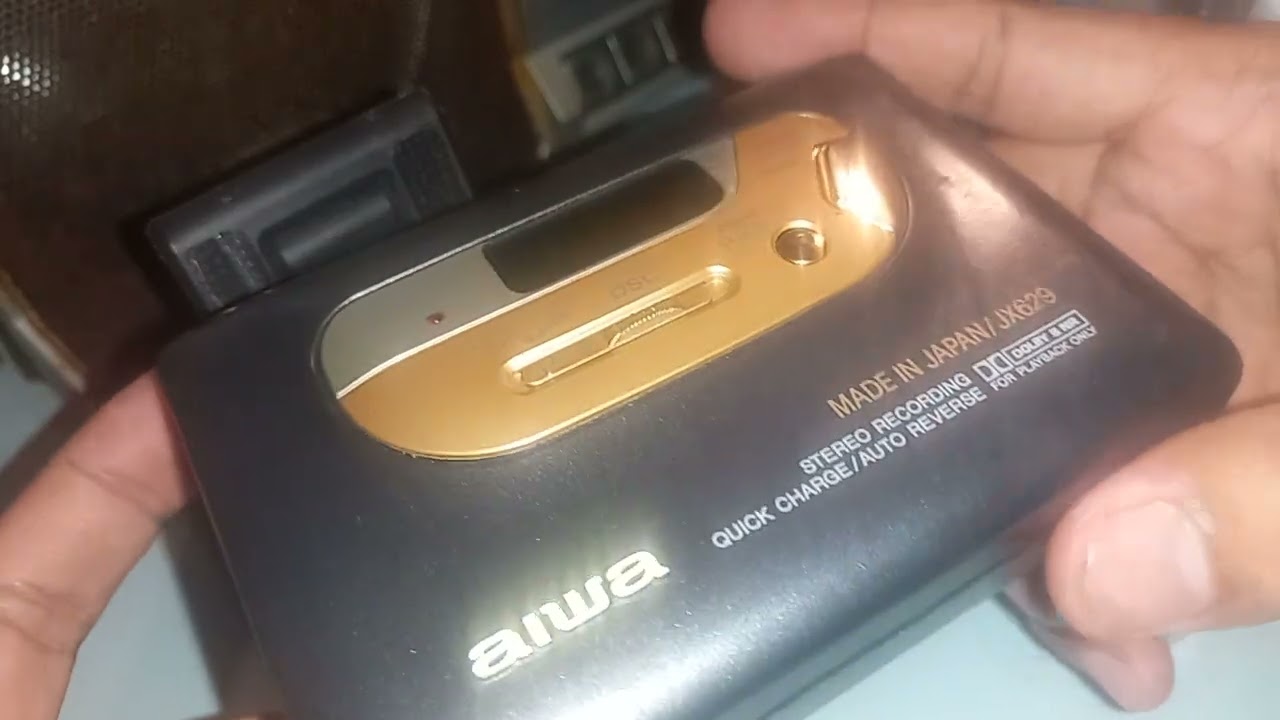 Walkman AIWA JX 629 - Bahan kondisi ajib siapa tau ada yg bisa perbaiki