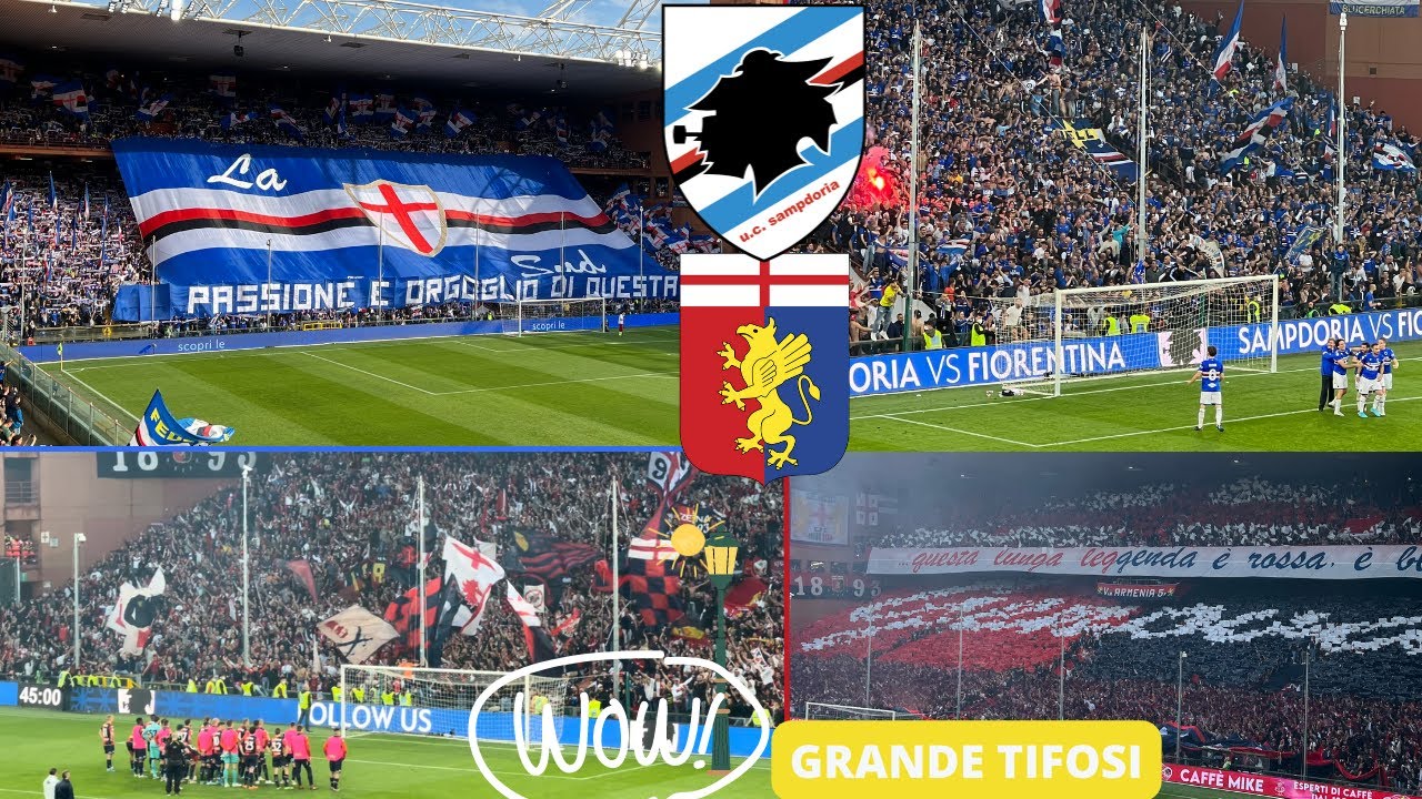 DERBY DELLA LANTERNA CON COREOGRAFIA, PIROTECNICA E TANTO DRAMMA l Sampdoria - Genoa (1-0) Calcio A