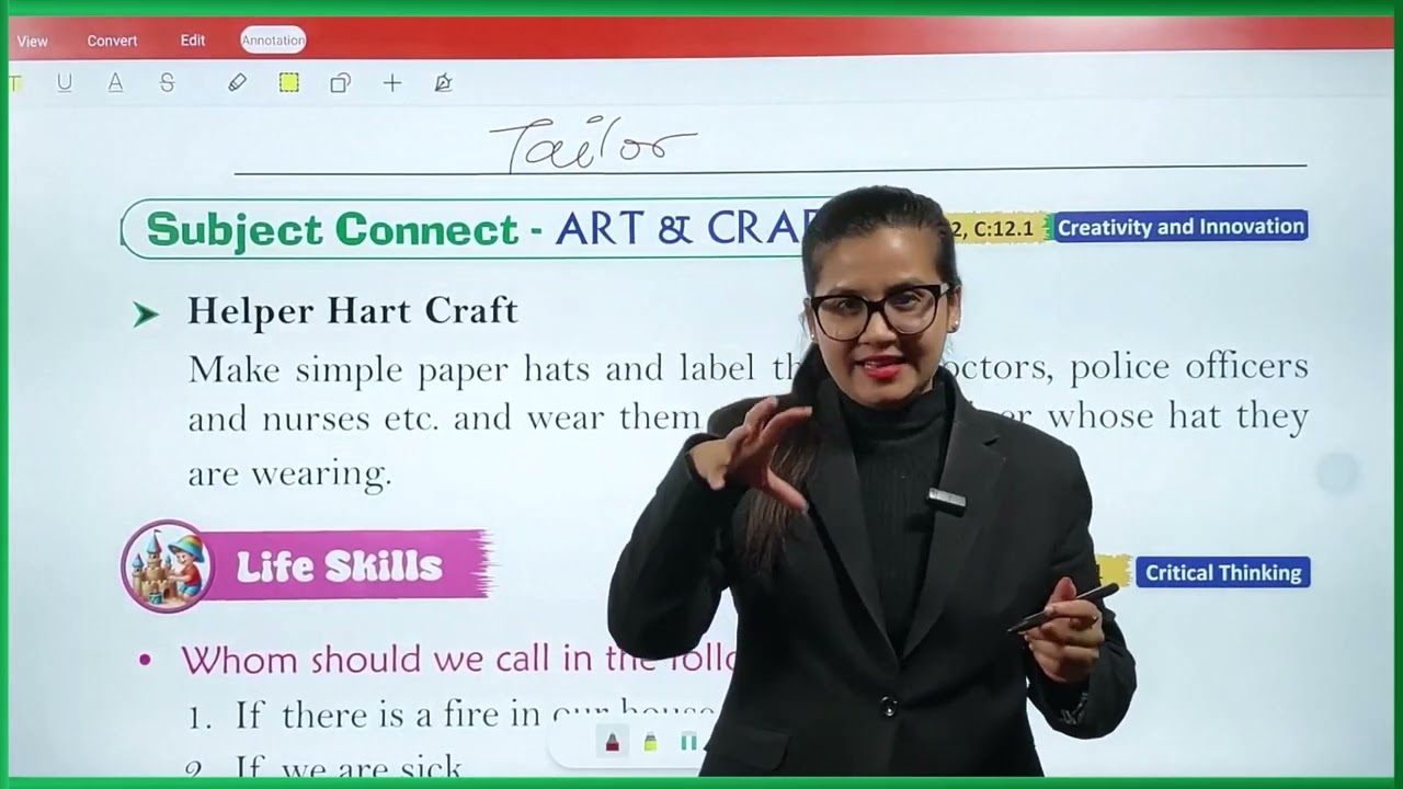 Social Science Class 1 | Chapter 4 – People Who Help Us | Exercise Explained | Easy for Kids